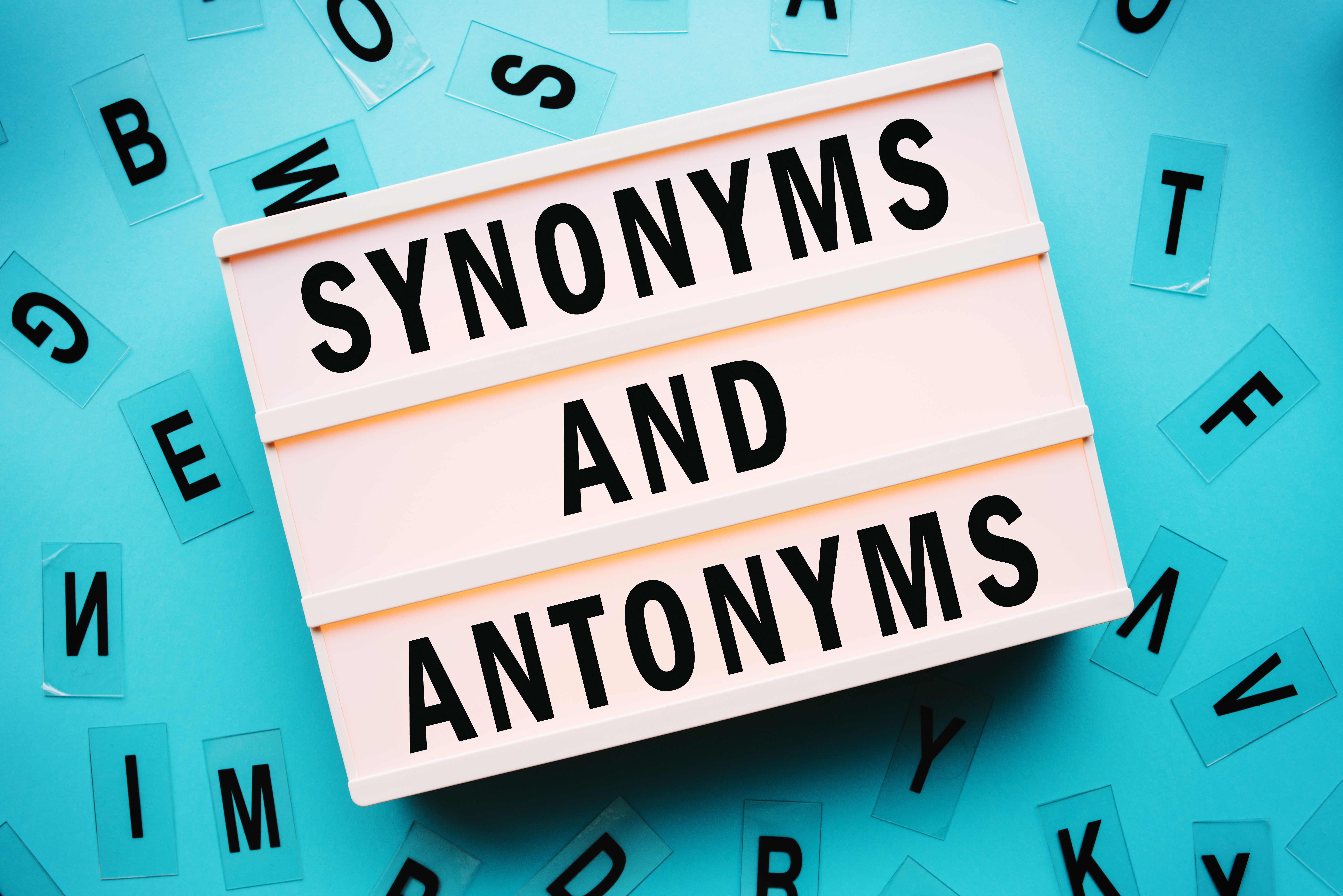 Synonym & Antonym: Definition, difference, and types